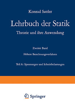 E-Book (pdf) Spannungen und Schnittbelastungen von Konrad Sattler