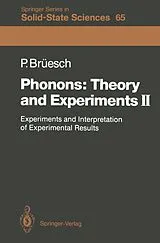 Kartonierter Einband Phonons: Theory and Experiments II von Peter Brüesch