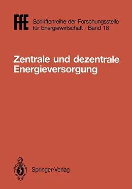 E-Book (pdf) Zentrale und dezentrale Energieversorgung von Helmut Schaefer