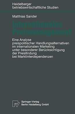 E-Book (pdf) Internationales Preismanagement von Matthias Sander