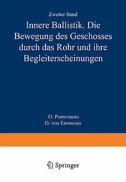 E-Book (pdf) Innere Ballistik von O. Poppenberg, O. von Eberhard