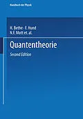 E-Book (pdf) Quantentheorie von H. Bethe, F. Hund, N.F. Mott