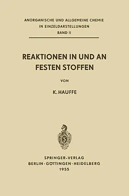E-Book (pdf) Reaktionen in und an Festen Stoffen von Karl Hauffe