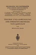 E-Book (pdf) Theorie und Anwendung der direkten Methode von Ljapunov von Wolfgang Hahn
