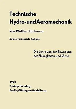 E-Book (pdf) Technische Hydro- und Aeromechanik von Walther Kaufmann