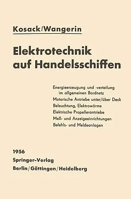 E-Book (pdf) Elektrotechnik auf Handelsschiffen von Hans-Joachim Kosack, Albert Wangerin