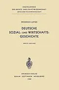 E-Book (pdf) Deutsche Sozial- und Wirtschaftsgeschichte von Friedrich Lütge