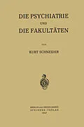 E-Book (pdf) Die Psychiatrie und die Fakultäten von Kurt Schneider