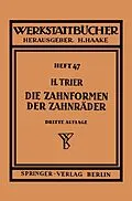 E-Book (pdf) Die Zahnformen der Zahnräder von Hermann Trier