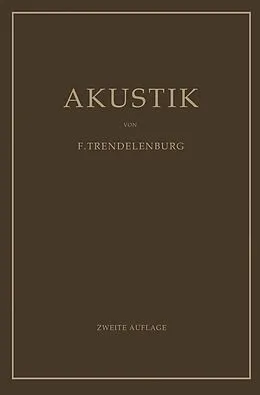 E-Book (pdf) Einführung in die Akustik von F. Trendelenburg