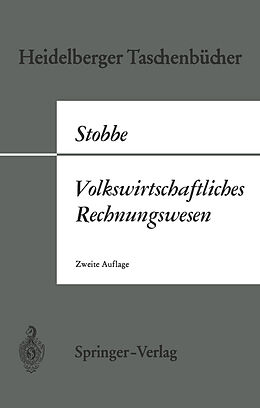 Kartonierter Einband Volkswirtschaftliches Rechnungswesen von Alfred Stobbe