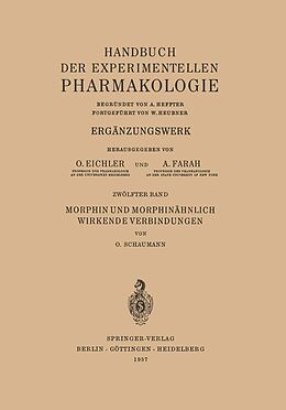 E-Book (pdf) Morphin und Morphinähnlich Wirkende Verbindungen von O. Schaumann