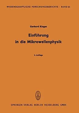 E-Book (pdf) Einführung in die Mikrowellenphysik von Gerhard Klages