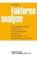 E-Book (pdf) Faktorenanalyse von K. Überla