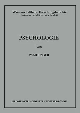 E-Book (pdf) Psychologie von Wolfgang Metzger