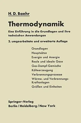 E-Book (pdf) Thermodynamik von Hans Dieter Baehr