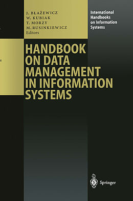 Couverture cartonnée Handbook on Data Management in Information Systems de 