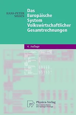 E-Book (pdf) Das Europäische System Volkswirtschaftlicher Gesamtrechnungen von Hans-Peter Nissen