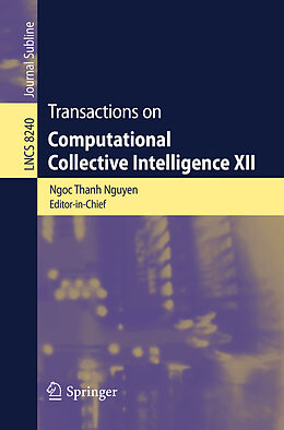 Kartonierter Einband Transactions on Computational Collective Intelligence XII von 