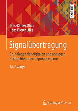 Kartonierter Einband Signalübertragung von Jens-Rainer Ohm, Hans Dieter Lüke