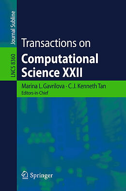 Kartonierter Einband Transactions on Computational Science XXII von 
