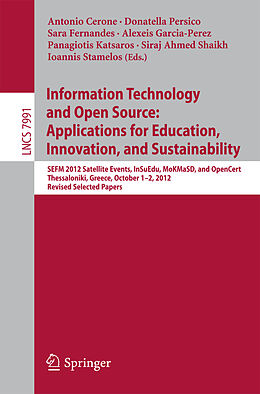 Couverture cartonnée Information Technology and Open Source: Applications for Education, Innovation, and Sustainability de 