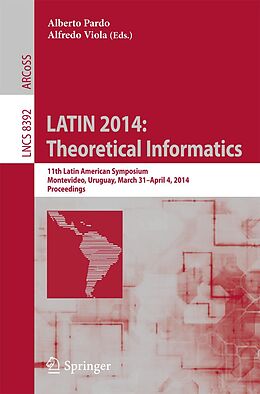E-Book (pdf) LATIN 2014: Theoretical Informatics von 