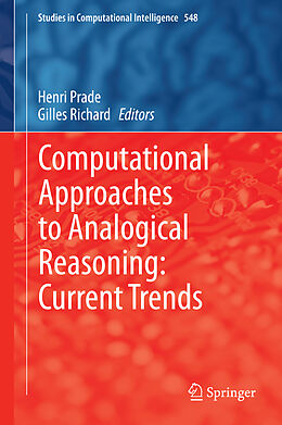 Livre Relié Computational Approaches to Analogical Reasoning: Current Trends de 