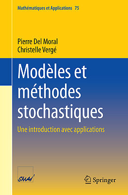 Couverture cartonnée Modèles et méthodes stochastiques de Christelle Vergé, Pierre Del Moral