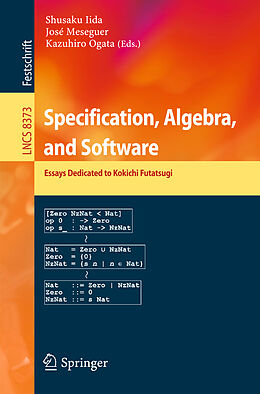 Kartonierter Einband Specification, Algebra, and Software von 