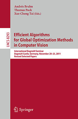 Kartonierter Einband Efficient Algorithms for Global Optimization Methods in Computer Vision von 