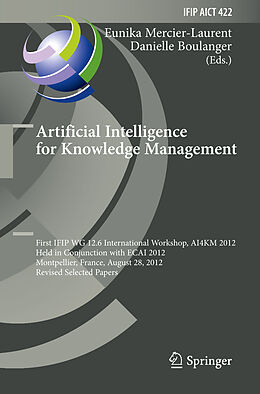 Fester Einband Artificial Intelligence for Knowledge Management von 