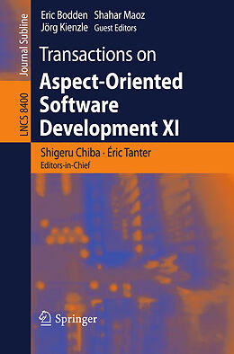 Couverture cartonnée Transactions on Aspect-Oriented Software Development XI de 