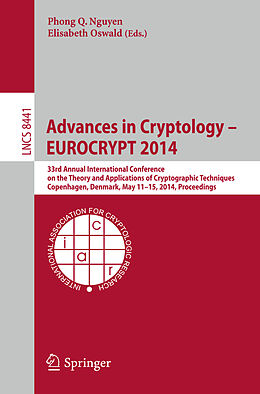 Kartonierter Einband Advances in Cryptology   EUROCRYPT 2014 von 