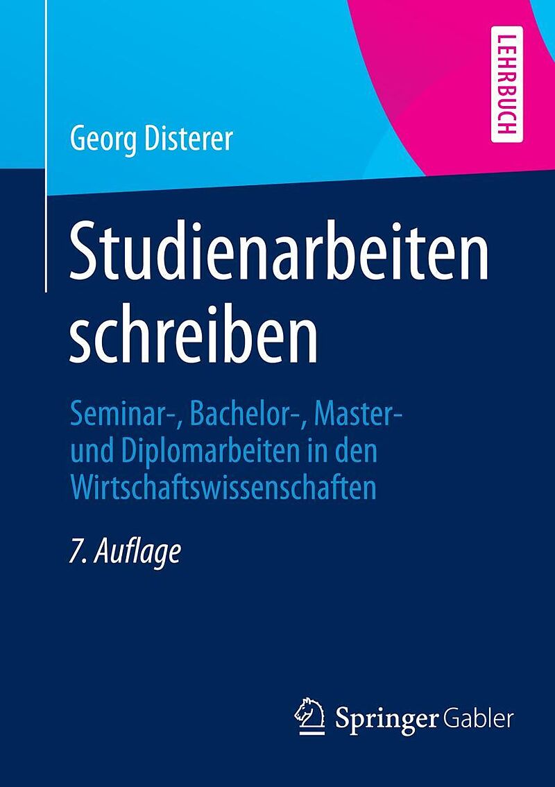 Studienarbeiten Schreiben Georg Disterer Deutsche E Books Ex Libris