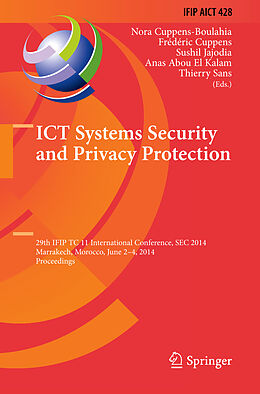 Fester Einband ICT Systems Security and Privacy Protection von 