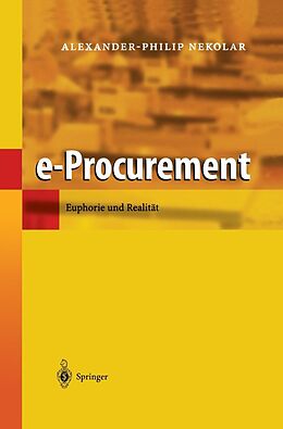 E-Book (pdf) e-Procurement von Alexander-Philip Nekolar