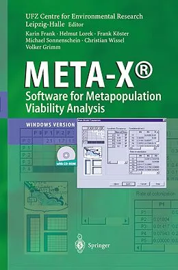 E-Book (pdf) META-X®-Software for Metapopulation Viability Analysis von Karin Frank, Helmut Lorek, Frank Köster