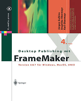 E-Book (pdf) Desktop Publishing mit FrameMaker von Jürgen Gulbins, Angelika Obermayr, Karl Obermayr