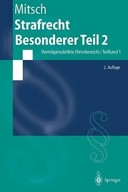 E-Book (pdf) Strafrecht, Besonderer Teil 2 von Wolfgang Mitsch