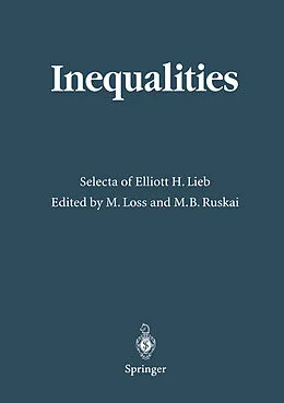E-Book (pdf) Inequalities von Elliott H. Lieb