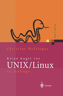 E-Book (pdf) Keine Angst vor UNIX/Linux von Christine Wolfinger