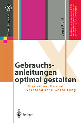 E-Book (pdf) Gebrauchsanleitungen optimal gestalten von Jona Piehl