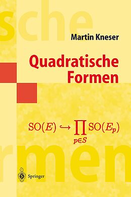 E-Book (pdf) Quadratische Formen von Martin Kneser