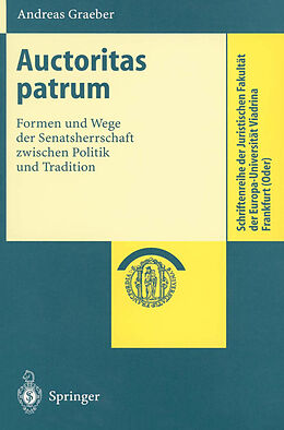 E-Book (pdf) Auctoritas patrum von Andreas Graeber