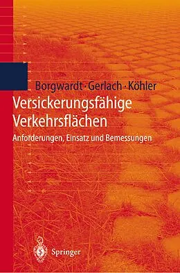 E-Book (pdf) Versickerungsfähige Verkehrsflächen von S. Borgwardt, A. Gerlach, M. Köhler