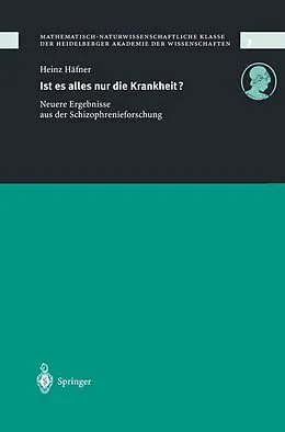 E-Book (pdf) Ist es alles nur die Krankheit? von Heinz Häfner