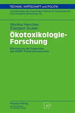 E-Book (pdf) Ökotoxikologie-Forschung von Monika Herrchen, Edelgard Gruber