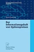 E-Book (pdf) Der Informationsgehalt von Optionspreisen von Martin Wallmeier