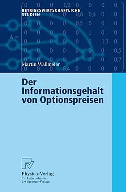 E-Book (pdf) Der Informationsgehalt von Optionspreisen von Martin Wallmeier